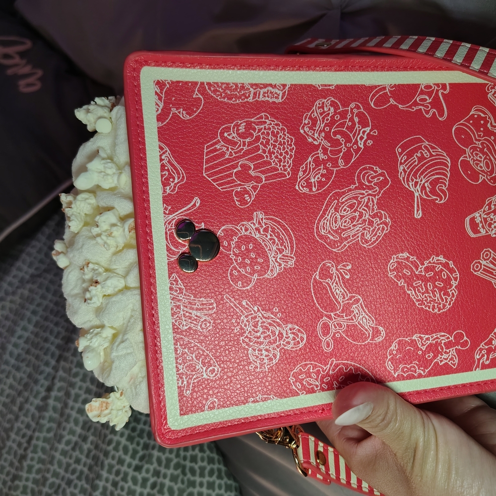 Red Patterned Crossbody Bag